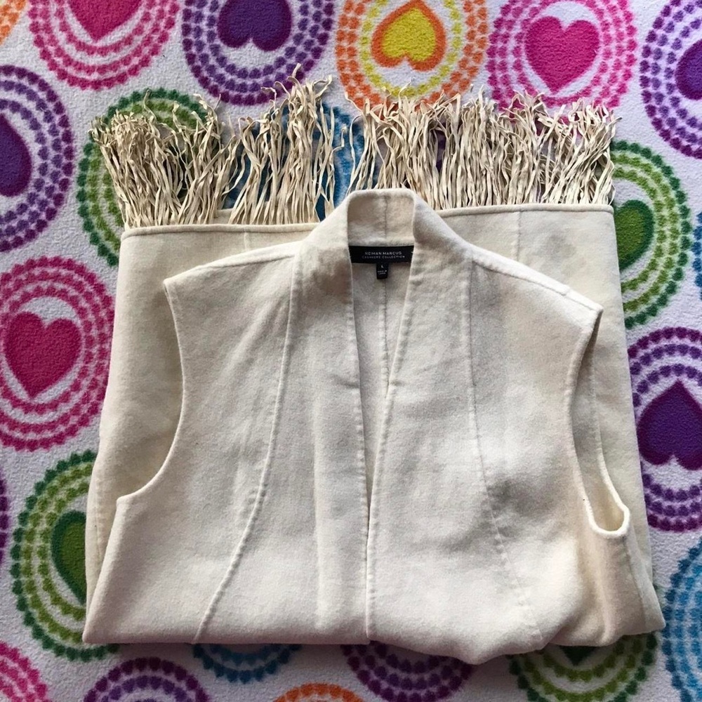 Neiman Marcus Cashmere Vest
